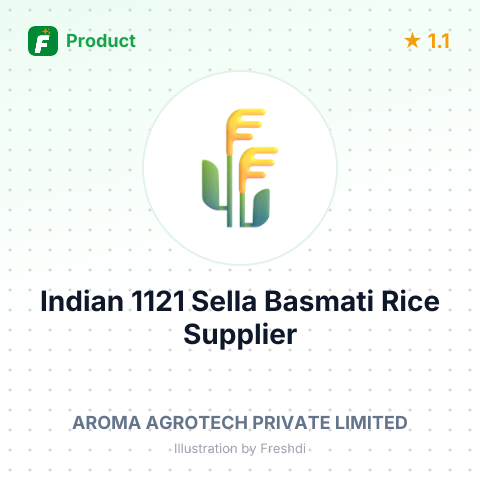 Indian 1121 Sella Basmati Rice (Color: Yellow) – summary card, no photo uploaded yet