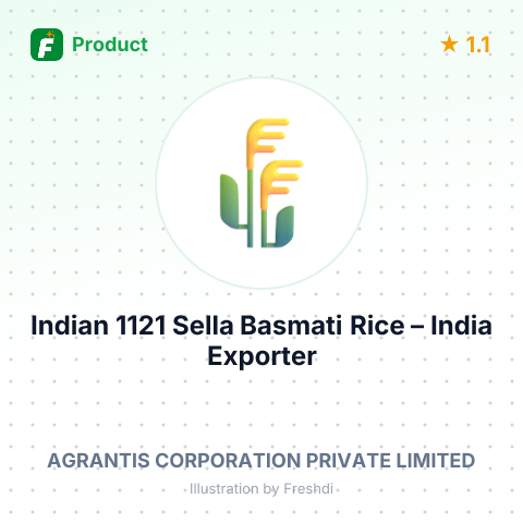 Indian 1121 Sella Basmati Rice – summary card, no photo uploaded yet