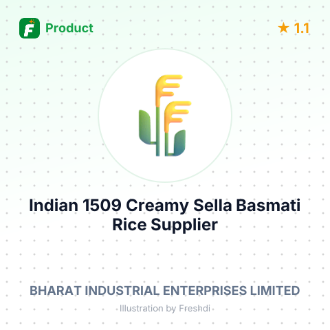 Indian 1509 Creamy Sella Basmati Rice – summary card, no photo uploaded yet