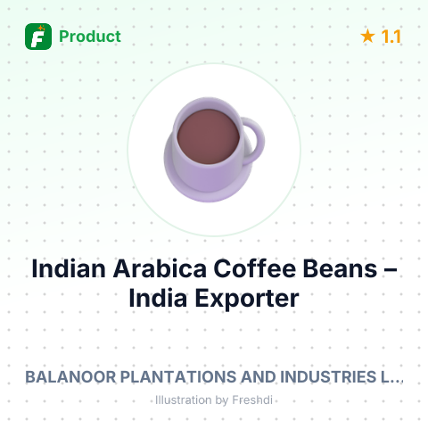 Indian Arabica Coffee Beans (Not Roasted) – summary card, no photo uploaded yet