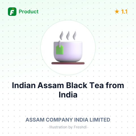 Indian Assam Black Tea – summary card, no photo uploaded yet
