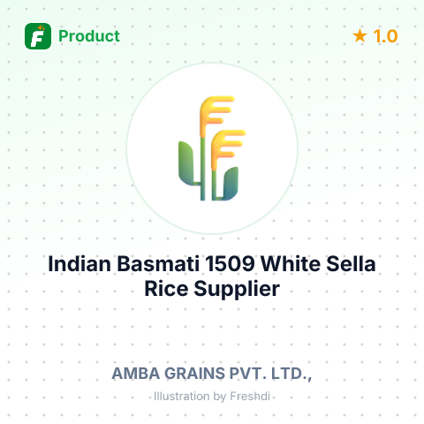 Indian Basmati 1509 White Sella Rice – summary card, no photo uploaded yet