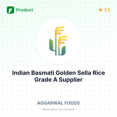 Indian Basmati Golden Sella Rice Grade A – summary card, no photo uploaded yet