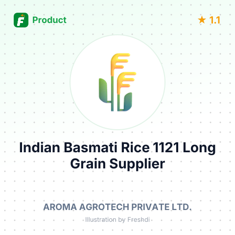 Indian Basmati Rice 1121 Long Grain – summary card, no photo uploaded yet