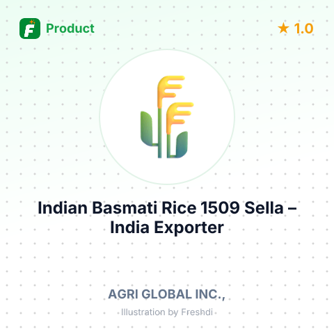 Indian Basmati Rice 1509 Sella – summary card, no photo uploaded yet
