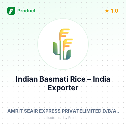 Indian Basmati Rice – summary card, no photo uploaded yet