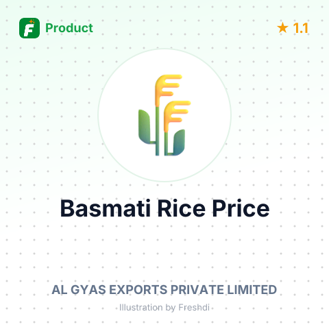 Indian Basmati Rice Crop 2023 in Fabric and BOPP Bags – summary card, no photo uploaded yet