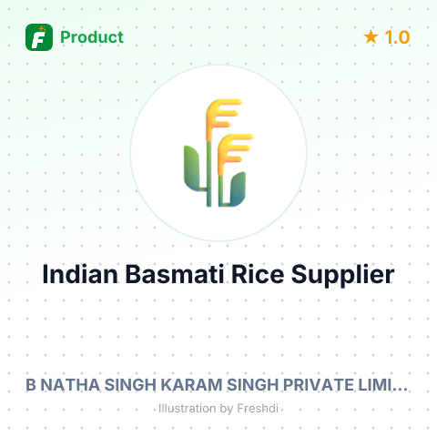 Indian Basmati Rice – summary card, no photo uploaded yet