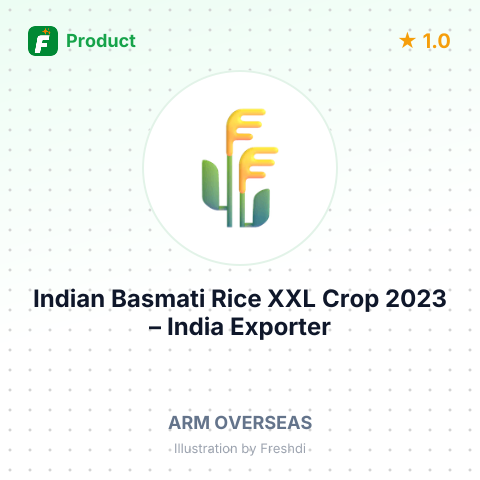 Indian Basmati Rice XXL Crop 2023 – summary card, no photo uploaded yet