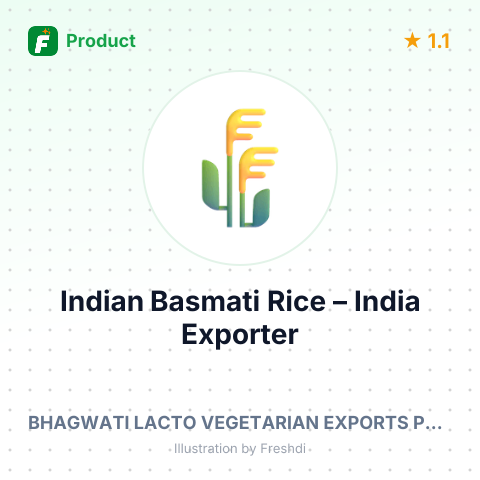 Indian Basmati Rice – summary card, no photo uploaded yet