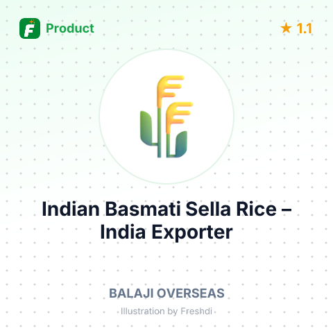 Indian Basmati Sella Rice – summary card, no photo uploaded yet
