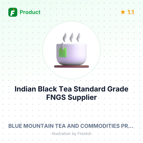 Indian Black Tea Standard Grade FNGS – summary card, no photo uploaded yet