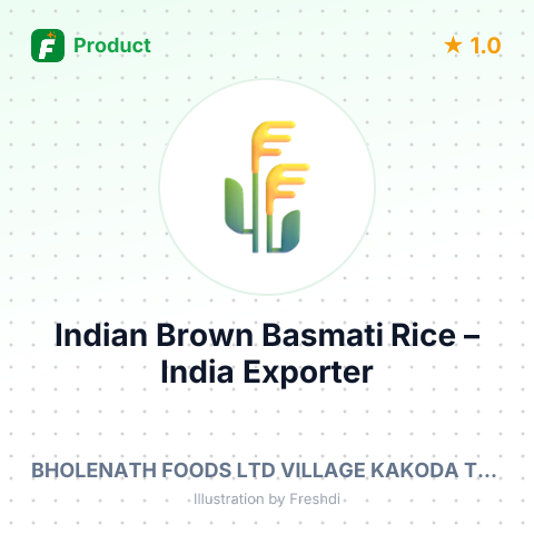 Indian Brown Basmati Rice – summary card, no photo uploaded yet