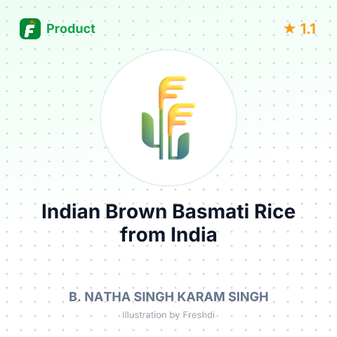 Indian Brown Basmati Rice – summary card, no photo uploaded yet