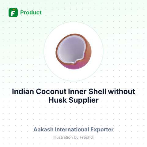 Indian Coconut Inner Shell without Husk – summary card, no photo uploaded yet