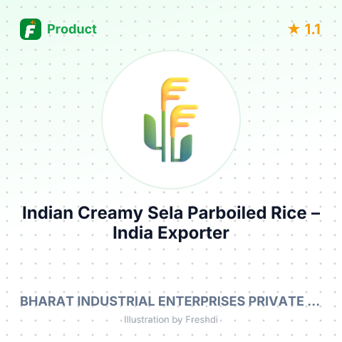 Indian Creamy Sela Parboiled Rice – summary card, no photo uploaded yet