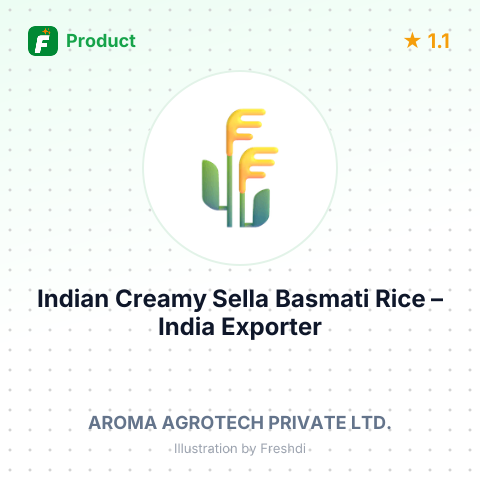 Indian Creamy Sella Basmati Rice – summary card, no photo uploaded yet