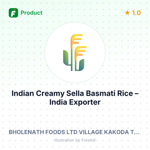 Indian Creamy Sella Basmati Rice – summary card, no photo uploaded yet
