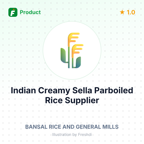 Indian Creamy Sella Parboiled Rice – summary card, no photo uploaded yet