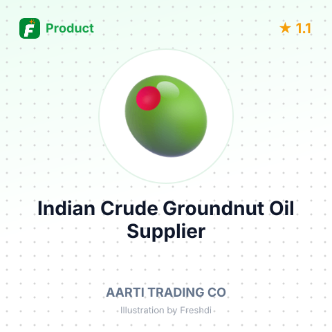 Indian Crude Groundnut Oil – summary card, no photo uploaded yet