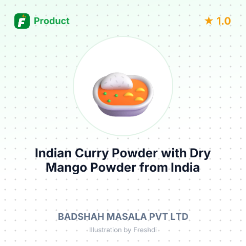 Indian Curry Powder with Dry Mango Powder – summary card, no photo uploaded yet