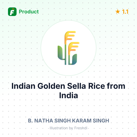 Indian Golden Sella Rice – summary card, no photo uploaded yet