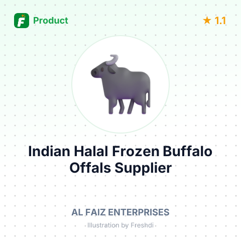 Indian Halal Frozen Buffalo Offals – summary card, no photo uploaded yet