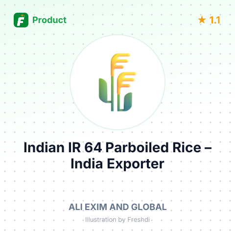 Indian IR 64 Parboiled Rice – summary card, no photo uploaded yet