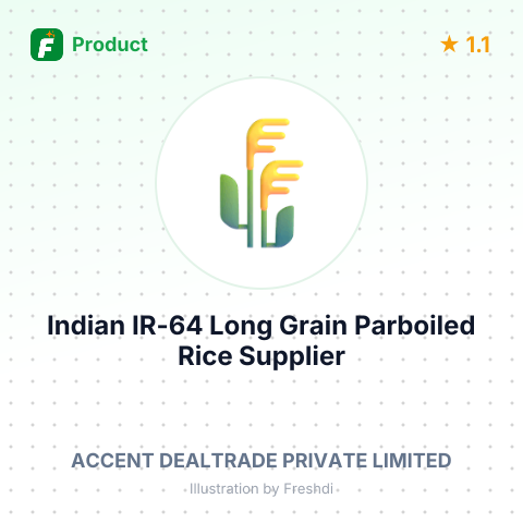 Indian IR-64 Long Grain Parboiled Rice (Non Basmati) – summary card, no photo uploaded yet