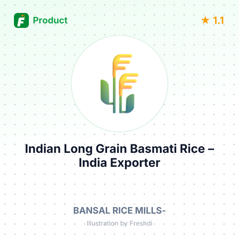 Indian Long Grain Basmati Rice – summary card, no photo uploaded yet