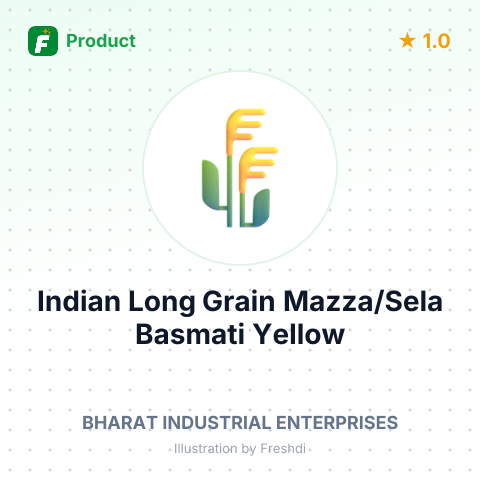 Indian Long Grain Mazza/Sela Basmati Yellow Colour Rice – summary card, no photo uploaded yet