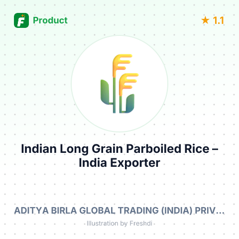 Indian Long Grain Parboiled Rice – summary card, no photo uploaded yet