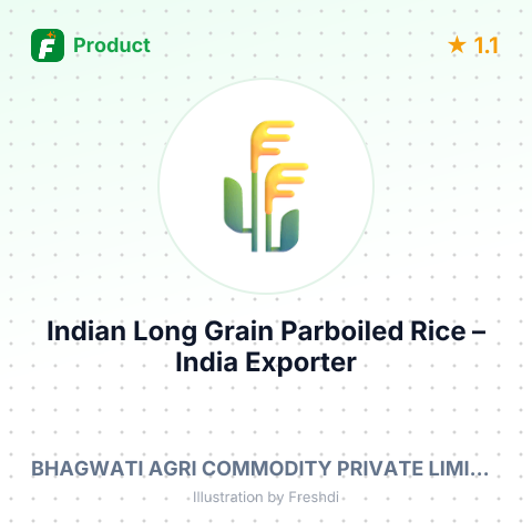 Indian Long Grain Parboiled Rice – summary card, no photo uploaded yet