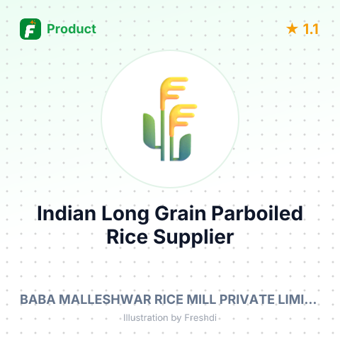 Indian Long Grain Parboiled Rice – summary card, no photo uploaded yet