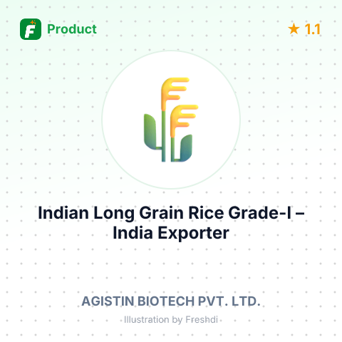 Indian Long Grain Rice Grade-I – summary card, no photo uploaded yet