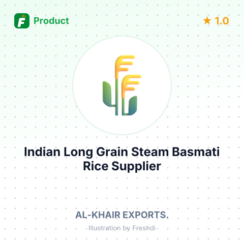 Indian Long Grain Steam Basmati Rice – summary card, no photo uploaded yet