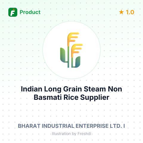 Indian Long Grain Steam Non Basmati Rice – summary card, no photo uploaded yet