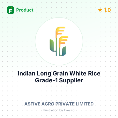 Indian Long Grain White Rice Grade-1 – summary card, no photo uploaded yet