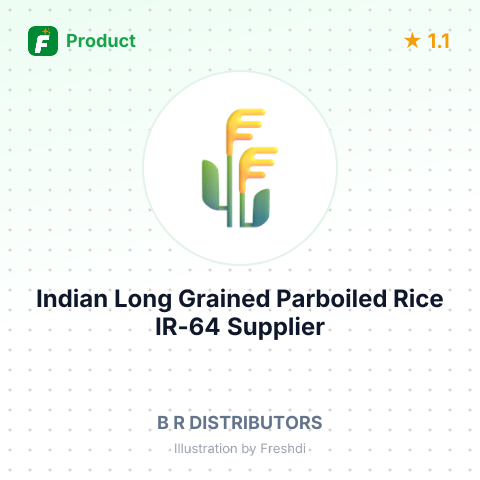 Indian Long Grained Parboiled Rice IR-64 – summary card, no photo uploaded yet