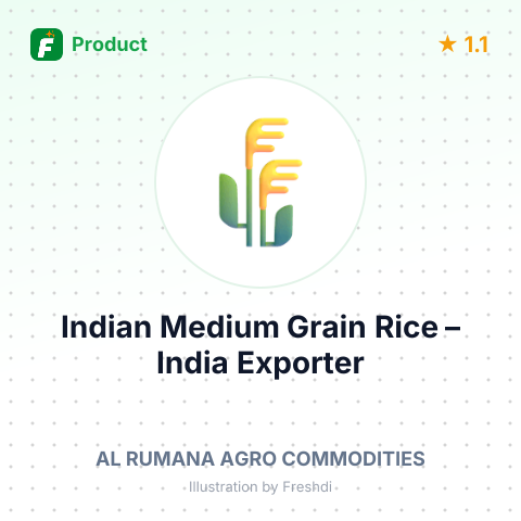 Indian Medium Grain Rice – summary card, no photo uploaded yet