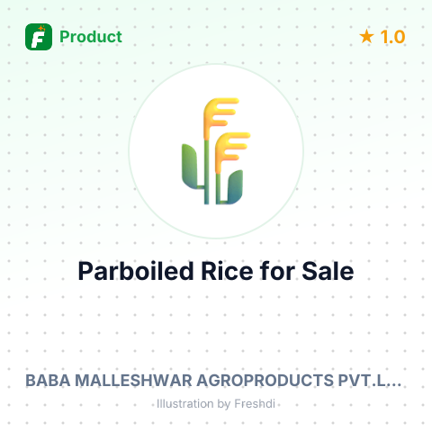 Indian Non-Sortex Parboiled Rice – summary card, no photo uploaded yet