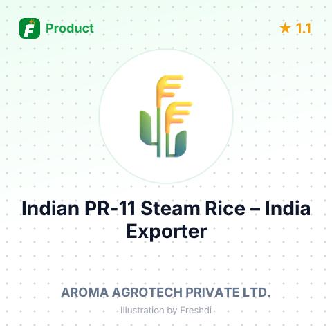 Indian PR-11 Steam Rice – summary card, no photo uploaded yet