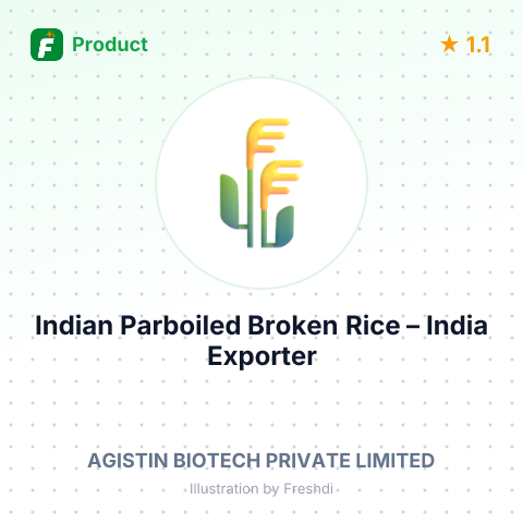 Indian Parboiled Broken Rice – summary card, no photo uploaded yet
