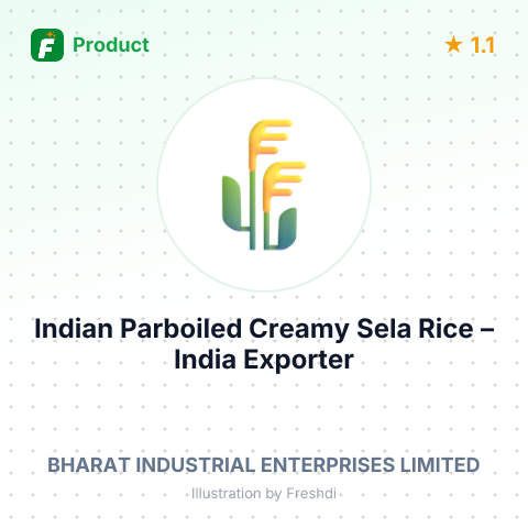 Indian Parboiled Creamy Sela Rice – summary card, no photo uploaded yet