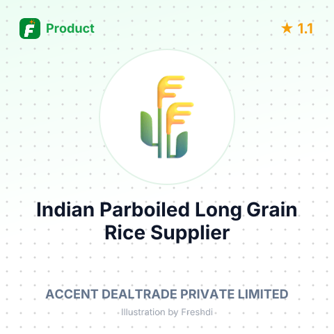 Indian Parboiled Long Grain Rice – summary card, no photo uploaded yet
