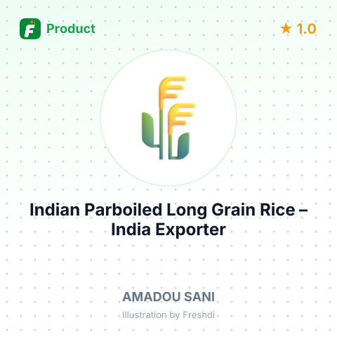 Indian Parboiled Long Grain Rice – summary card, no photo uploaded yet
