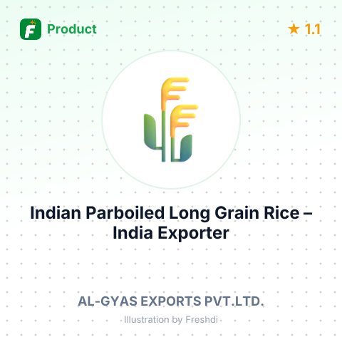 Indian Parboiled Long Grain Rice – summary card, no photo uploaded yet