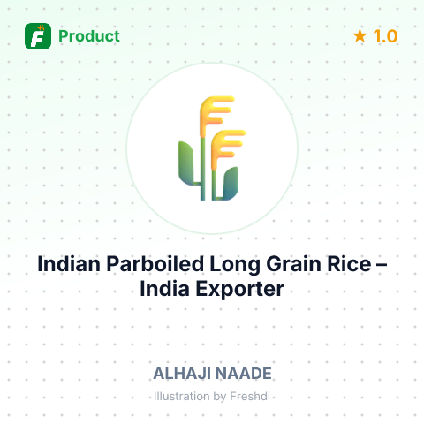 Indian Parboiled Long Grain Rice – summary card, no photo uploaded yet