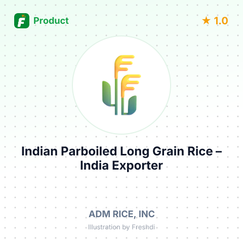 Indian Parboiled Long Grain Rice – summary card, no photo uploaded yet