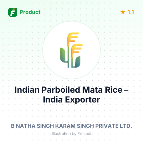 Indian Parboiled Mata Rice – summary card, no photo uploaded yet
